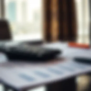 Financing Insights: Essential Considerations for Buyers in Dubai Calculator and financial documents on a table