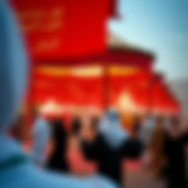 Cultural festival depicting traditional Emirati heritage