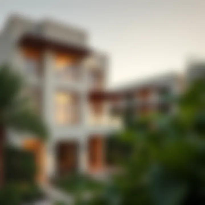 Architectural Exterior of Lime Gardens Architectural exterior of Lime Gardens highlighting contemporary style