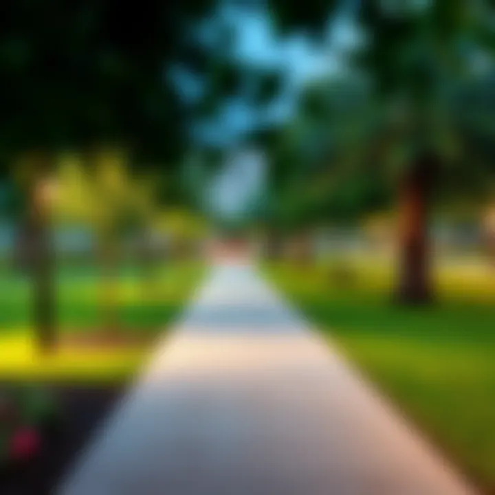 Community Park in Lime Gardens Community park with recreational areas in Lime Gardens