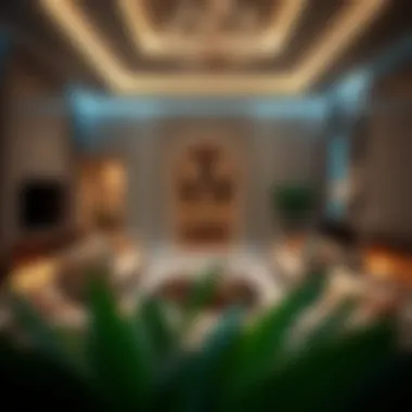 Luxurious Living Room Interior Luxurious living room interior design of a Lime Gardens residence