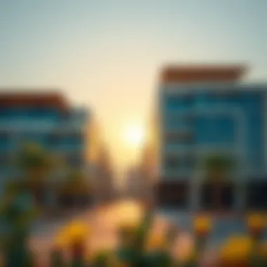 Real Estate Developments in Al-Naimiya Real estate developments in Al-Naimiya showcasing modern architecture and investment potential