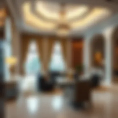 Modern majlis layout emphasizing space and functionality