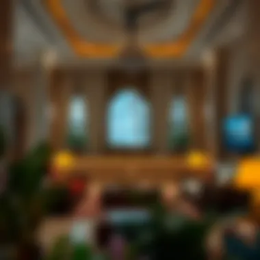 Integration of technology in a contemporary majlis environment