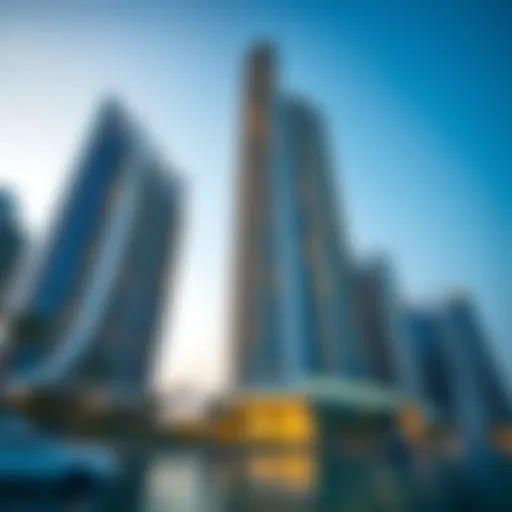 Exterior view of Marina 23 Tower showcasing its unique architectural design