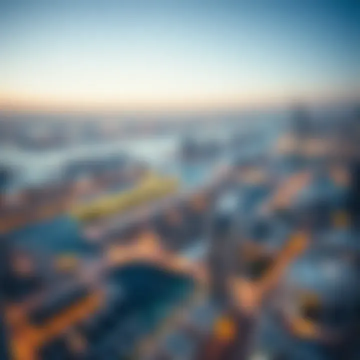 Breathtaking Views from Marina 23 Tower Panoramic view from Marina 23 Tower overlooking the Dubai Marina