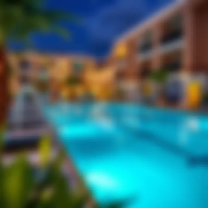 Community amenities in a Mazaya development emphasizing lifestyle and leisure