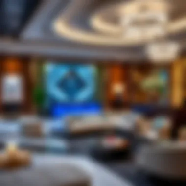 Luxurious Amenities Inside Moza Plaza Interior of Moza Plaza highlighting its luxurious amenities.