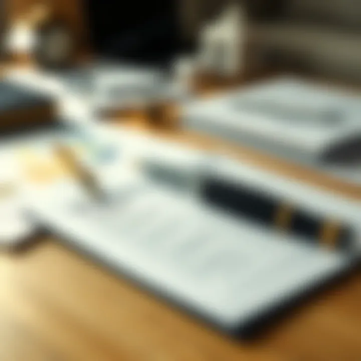 A well-organized checklist on a desk with relocation documents