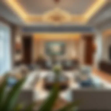 A serene living room setup reflecting a new home ambiance