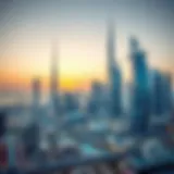 A panoramic view of Dubai's skyline showcasing modern architecture