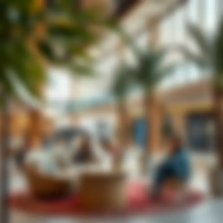 Community spaces promoting social interaction in Masdar City