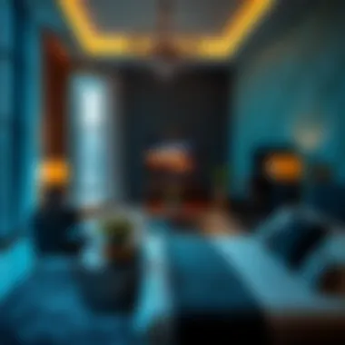 Elegance Inside a Dubai Marina Apartment Luxurious apartment interior in Dubai Marina