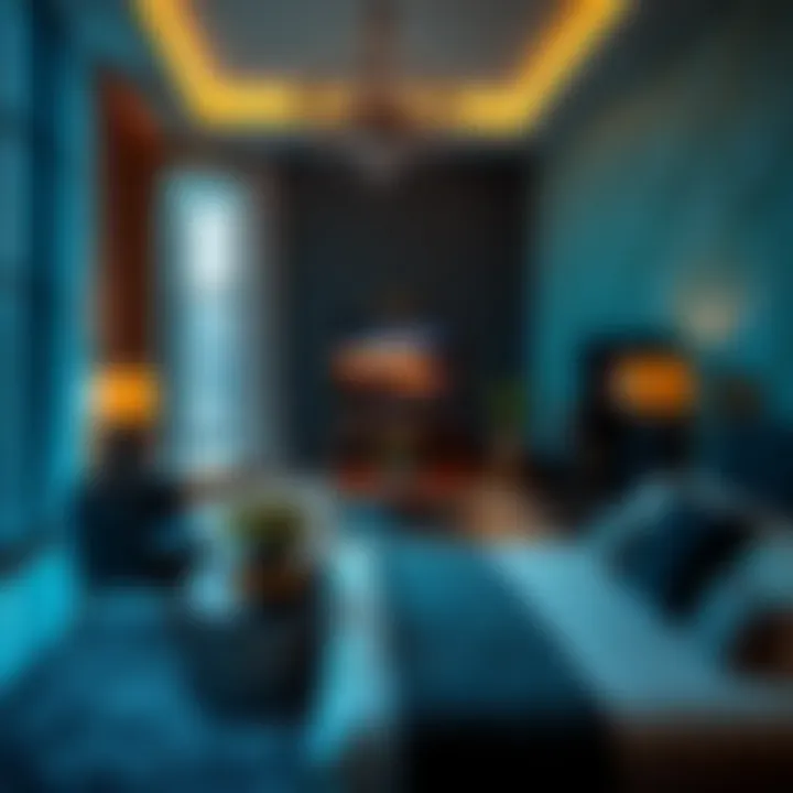 Elegance Inside a Dubai Marina Apartment Luxurious apartment interior in Dubai Marina