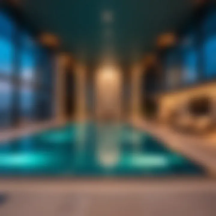 Luxury Amenities at Nesto Ajman One Tower Amenities available at Nesto Ajman One Tower including pool and gym