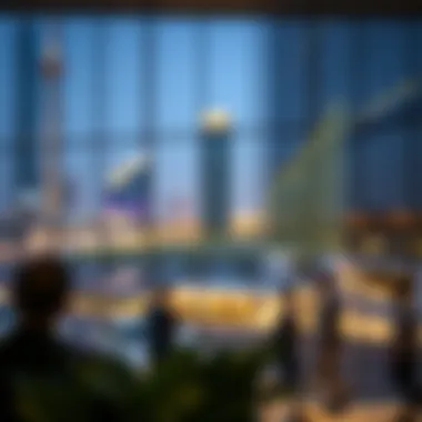 Graph demonstrating rental trends within the Oberoi Business Center