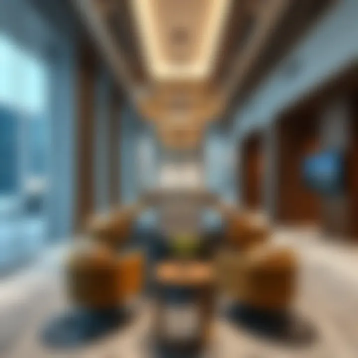 Innovative Collaborative Spaces in Omniyat Offices Innovative meeting spaces within Omniyat Offices promoting collaboration