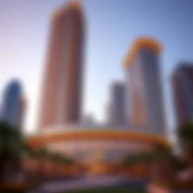 Architectural Details of Omniyat Tower Architectural details showcasing the design of Omniyat Tower