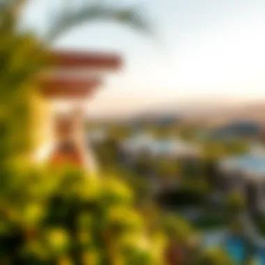 Stunning view of Dubai Hills community with lush landscapes