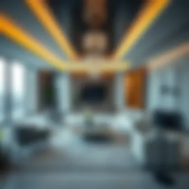 Elegant Interior Design in Dubai Hills Elegant interior of a modern Dubai Hills residence