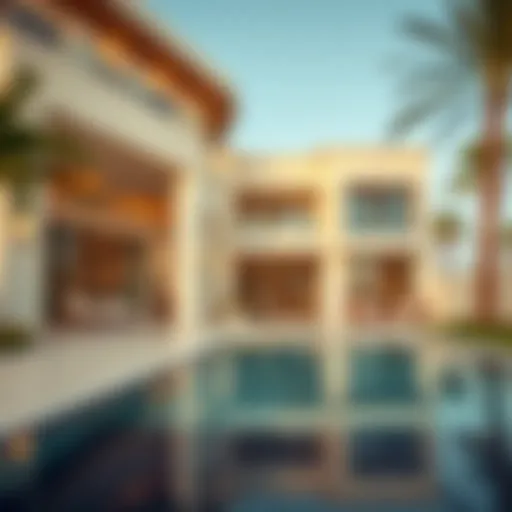 Luxurious villa with contemporary architectural design
