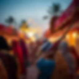 Celebration of a traditional holiday in UAE