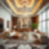 Luxurious hotel interior design showcasing opulence