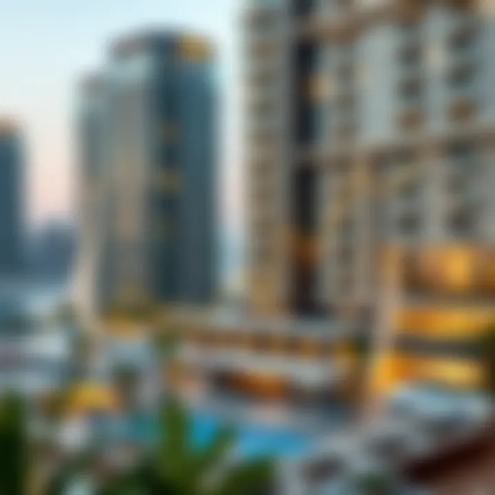 Graph depicting hotel market trends in Dubai