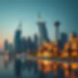 Stunning skyline of Dubai showcasing luxury properties