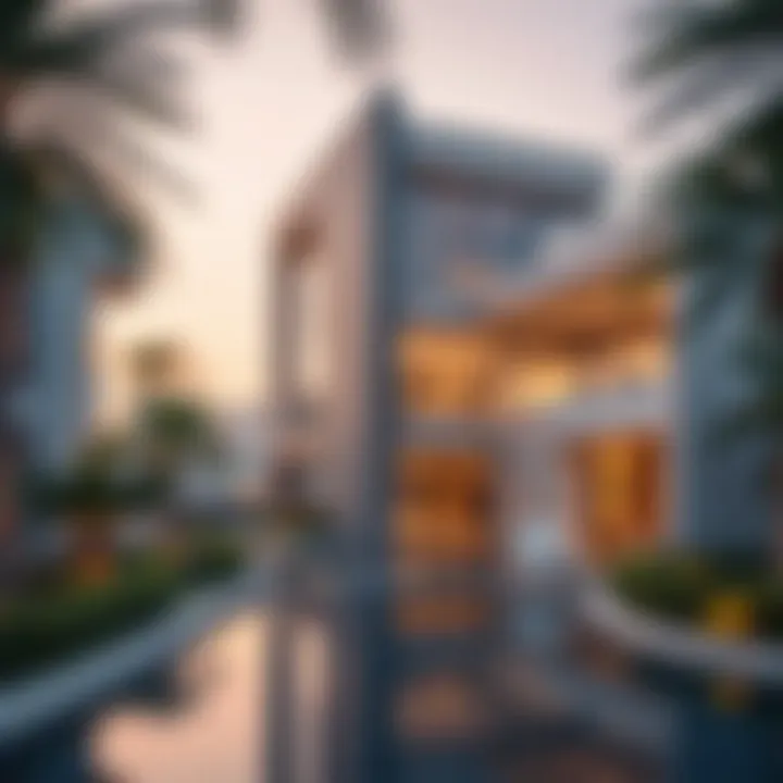 Modern Residential Architecture in Dubai Luxurious residential property reflecting modern architecture