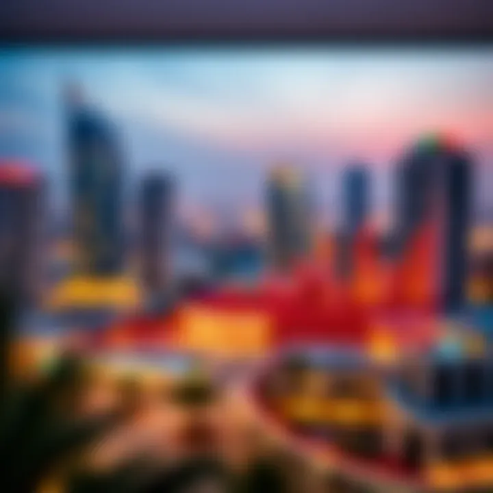 Trends and Forecasts in Dubai's Real Estate Market Graph displaying real estate trends and forecasts