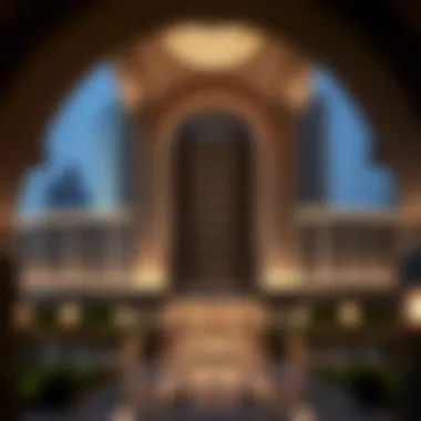 Striking architectural features of The Ritz-Carlton, DIFC