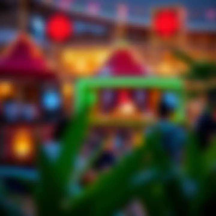 Entertainment Options at Riverland Dubai Visitors enjoying various entertainment options in Riverland Dubai