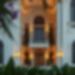 Elegant architectural design of a Royal Regency holiday home