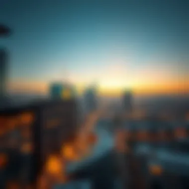 Panoramic view of Rukan Lofts situated in Dubai's vibrant landscape