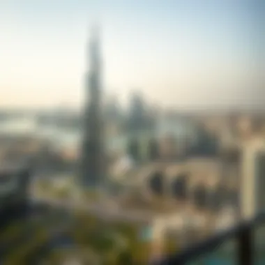 Breathtaking Dubai Skyline from Savoy Suites Stunning view of Dubai skyline from the hotel