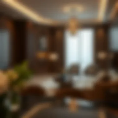 Elegant Living Space at Savoy Suites Luxurious living room of Savoy Suites