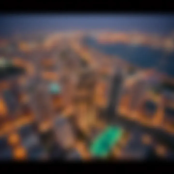 Aerial view of Dubai real estate landscape