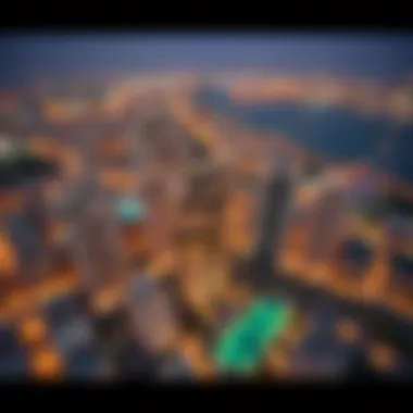Dubai's Evolving Real Estate Scene Aerial view of Dubai real estate landscape