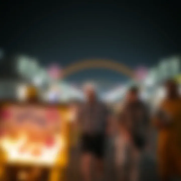 Vibrant lifestyle scene in Sharjah with local festivities