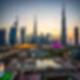 Stunning skyline view of Dubai showcasing modern architecture