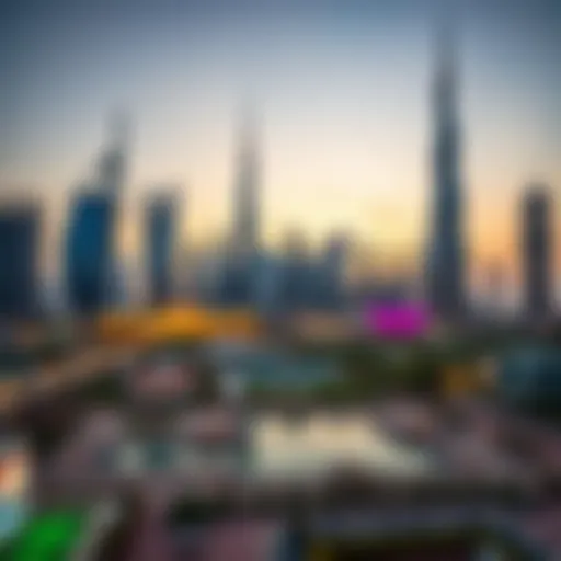 Stunning skyline view of Dubai showcasing modern architecture