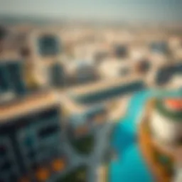 Aerial view of Shorooq Dubai showcasing modern architecture