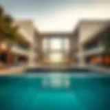 Elegant architecture of Six Senses Dubai showcasing its modern design