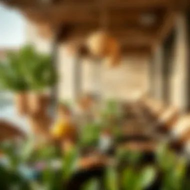Sustainable Culinary Experience at Six Senses Dubai Organic dining setup highlighting sustainable culinary options