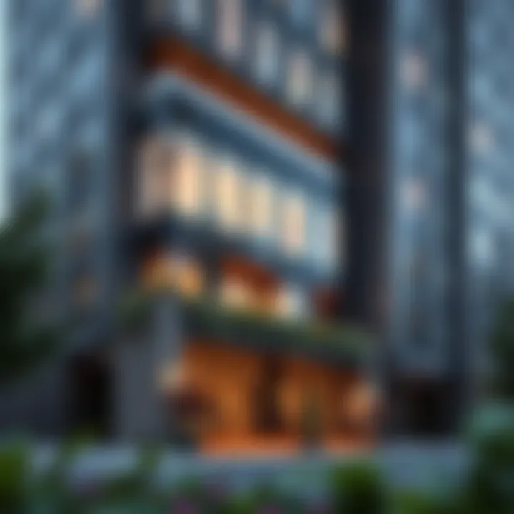 Exterior view of Society House showcasing contemporary architecture