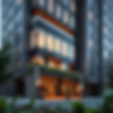 Contemporary Architecture of Society House Exterior view of Society House showcasing contemporary architecture