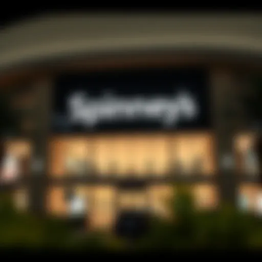 Architectural Elegance of Spinneys Exterior view of Spinneys at Reem Mall