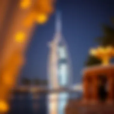 Burj Al Arab: A Symbol of Luxury and Innovation The luxurious design of the Burj Al Arab at night