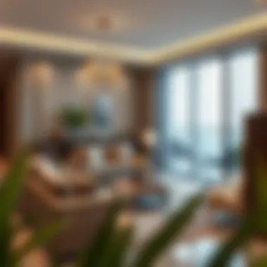 An elegant living room setup showcasing stylish local furniture and decor